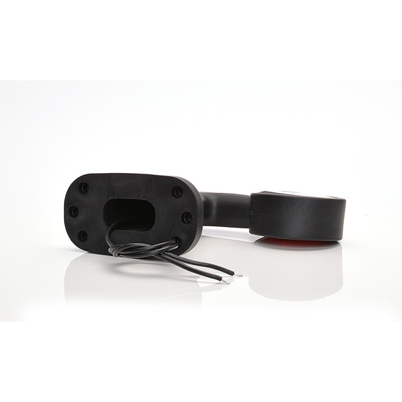 Фонарь габаритный светодиодный угловой WAS 874L/IW21, левый, белый/красный