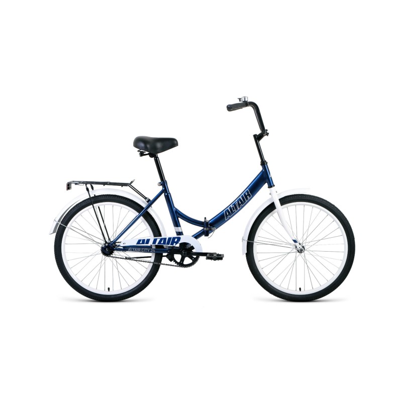 Велосипед ALTAIR CITY 24 (рост 16" скл.) (темно-синий/серый)