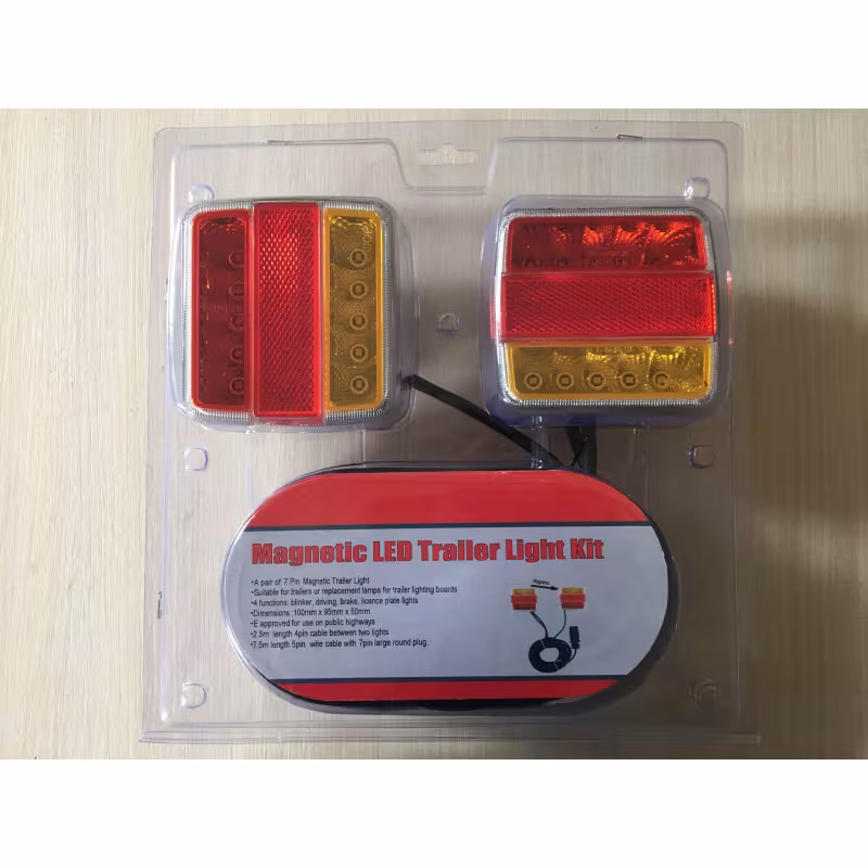 Комплект задних фонарей с проводкой, LED, 5-функций, на магнитах