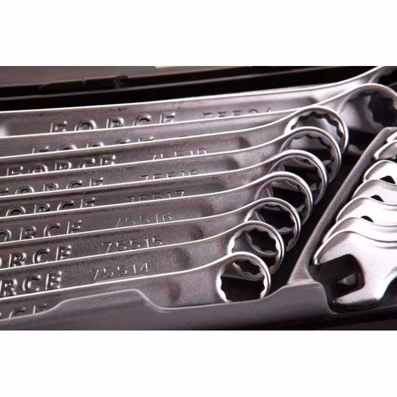 Набор ключей рожково-накидных RockForce RF-5161, 6-24 мм, 16 предметов