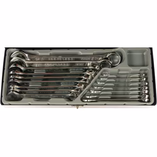 Набор ключей рожково-накидных RockForce RF-5161, 6-24 мм, 16 предметов