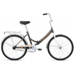 Велосипед FORWARD VALENCIA 24 1.0 (рост 16" скл.) (серый/бежевый)