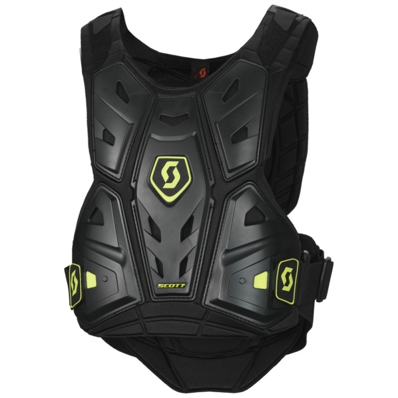 Панцирь защитный Scott Body Armor Commander 2, черный/зеленый, размер L