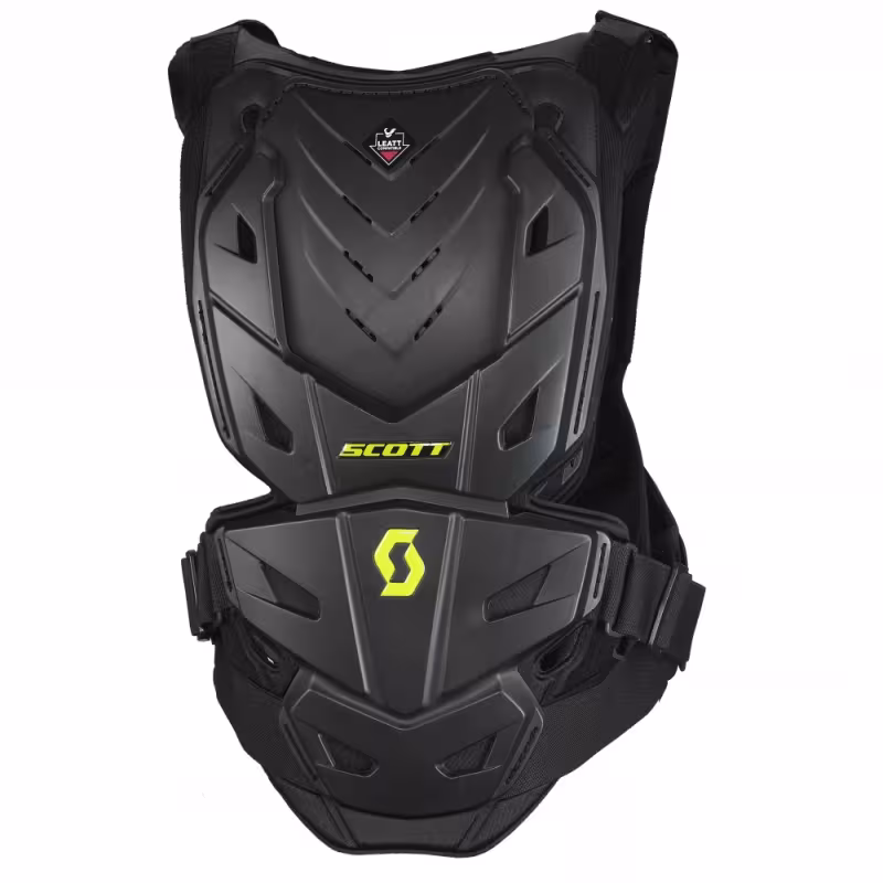 Панцирь защитный Scott Body Armor Commander 2, черный/зеленый, размер M