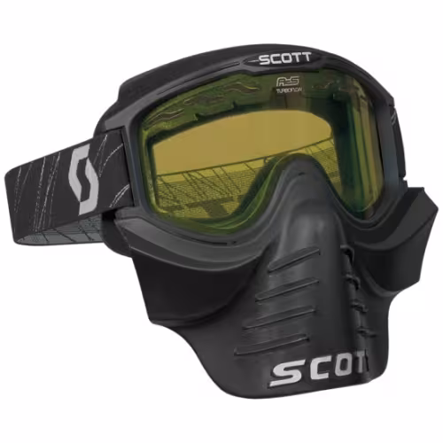 Мотоочки Scott 83X Safari FaceMask, черный/желтый