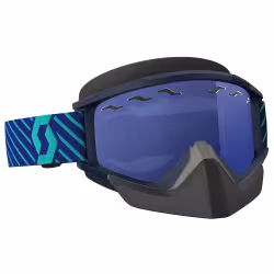 Мотоочки Scott RecoilXi Snow Cross, черный/синий