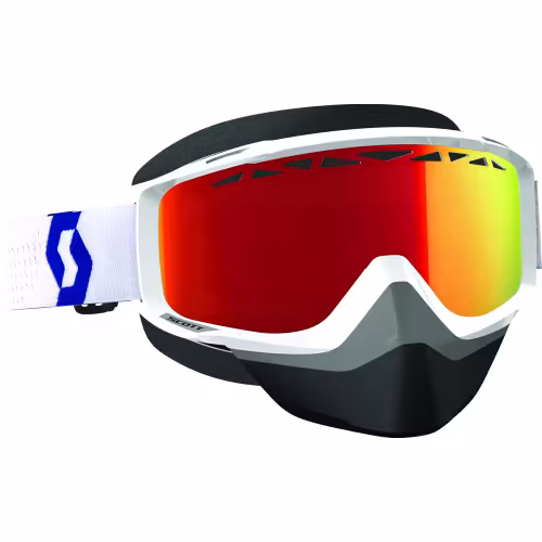 Мотоочки Scott Split OTG Snow Cross, белый/красный
