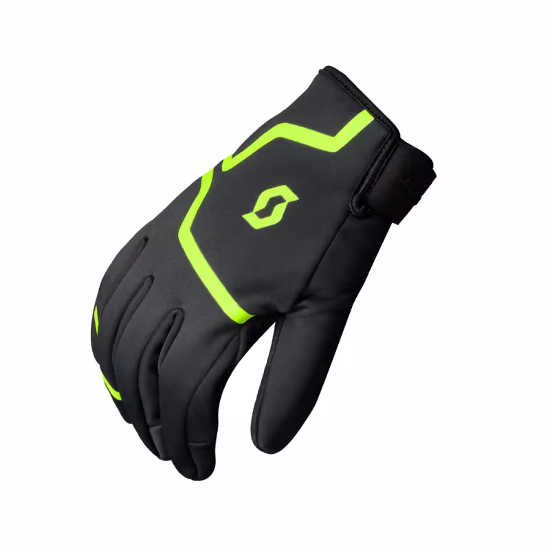 Мотоперчатки Scott Mod, черный/лайм, размер L