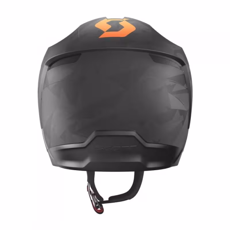 Мотошлем Scott 350 Evo Camo ECE, черный/оранжевый, размер L