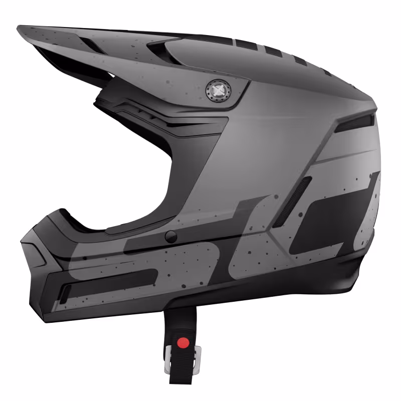 Мотошлем Scott 350 Evo Team ECE, серый/черный, размер L