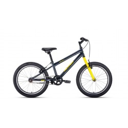 Велосипед ALTAIR MTB HT 20 1.0  (рост 10.5") (серый/желтый)