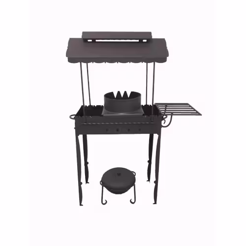 Мангал с крышей 70 см