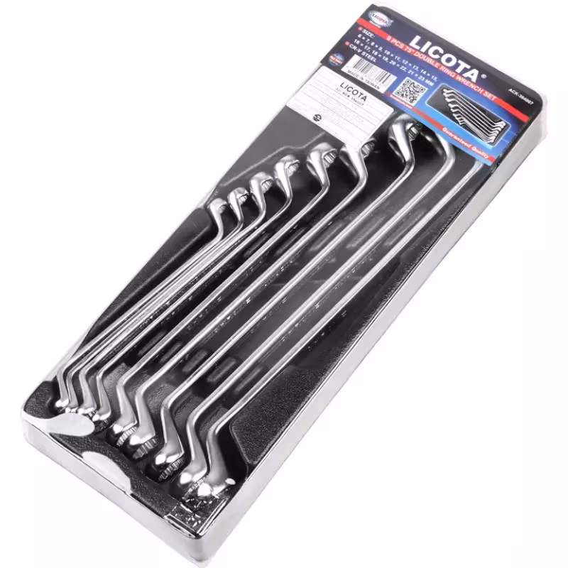 Набор ключей накидных Licota ACK-384007, 9 предметов
