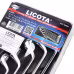 Набор ключей накидных Licota ACK-384007, 9 предметов