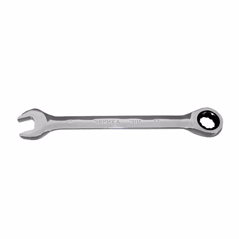 Ключ рожково-накидной Эврика ER-21117H, 17 мм
