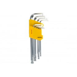 Набор ключей шестигранных Эврика ER-15109LB, 1,5-10 мм, 9 предметов
