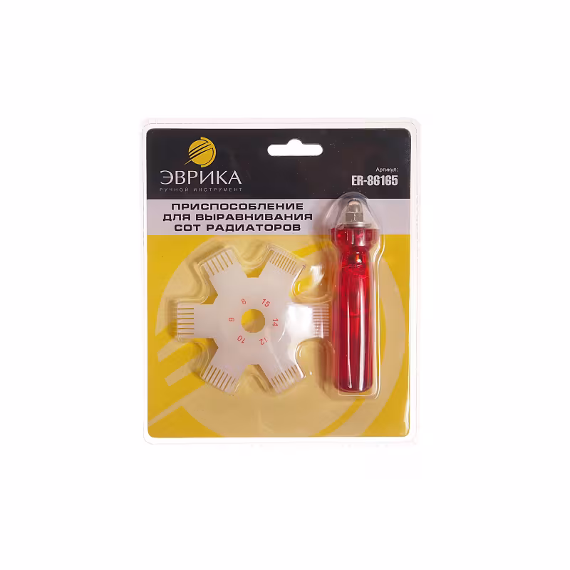 Приспособление для выравнивания сот радиаторов  Эврика