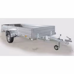 Прицеп бортовой одноосный Вектор ЛАВ 81012А, высокий борт, 16