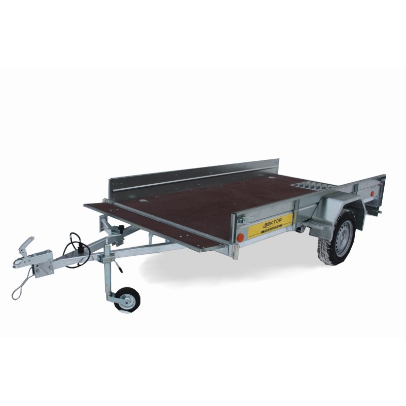 Прицеп бортовой одноосный Вектор ЛАВ 81011С, высокий борт