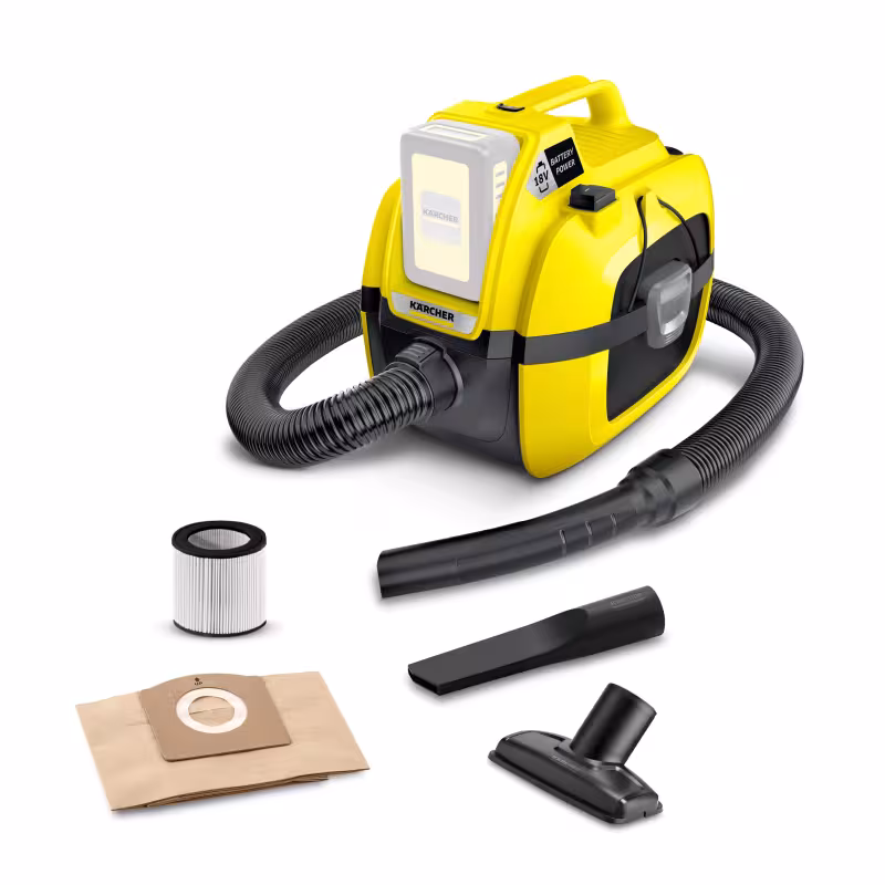 Пылесос беспроводной ручной Karcher WD 1 Compact Battery