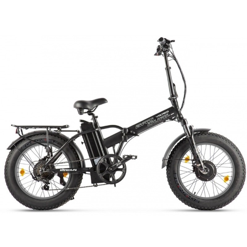 Велогибрид Eltreco VOLTECO BAD DUAL NEW, черный