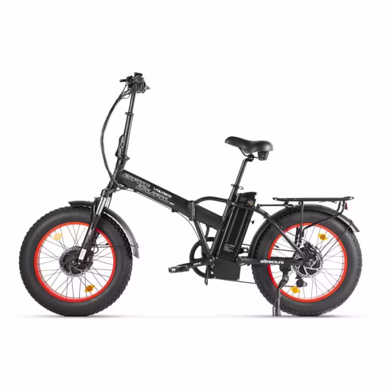 Велогибрид Eltreco VOLTECO BAD DUAL NEW, черный