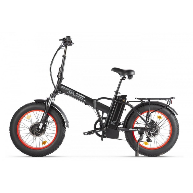 Велогибрид Eltreco VOLTECO BAD DUAL NEW, черный