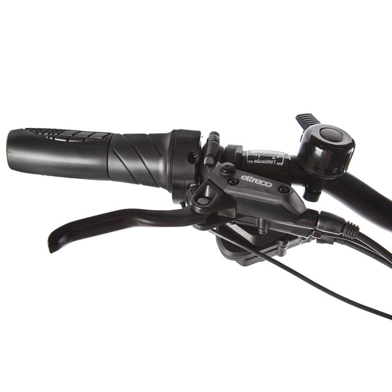 Велогибрид Eltreco VOLTECO BAD DUAL NEW, черный