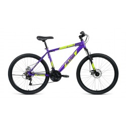 Велосипед ALTAIR AL 26 D (рост 18) (фиолетовый/зеленый)