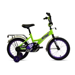 Велосипед  ALTAIR KIDS 20 (рост 13") (ярко-зеленый/фиолетовый)