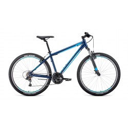 Велосипед FORWARD APACHE 1.0 27.5 (рост 17, цвет синий/светло-зеленый)		