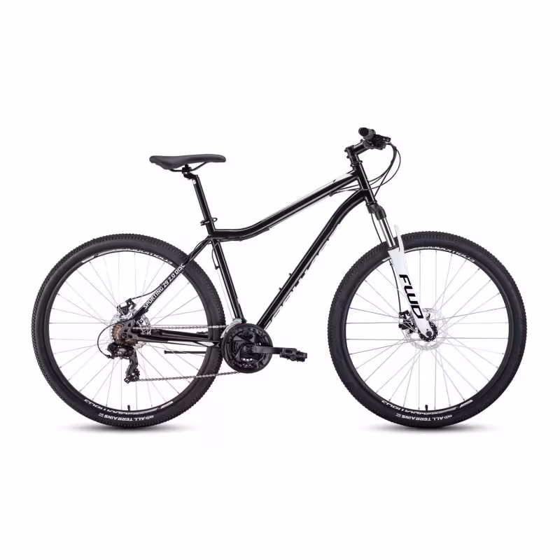 Велосипед FORWARD SPORTING 2.0 29 disc (рост 17") (черный/белый)		