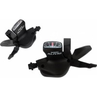 Шифтер левый Shimano Alivio M4010, 2 скорости, трос 1800 мм