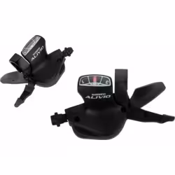 Шифтер левый Shimano Alivio M4010, 2 скорости, трос 1800 мм