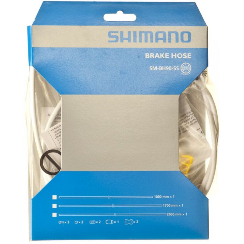Гидролиния Shimano, BH90-SS, 1000мм, обрезной, цв. белый