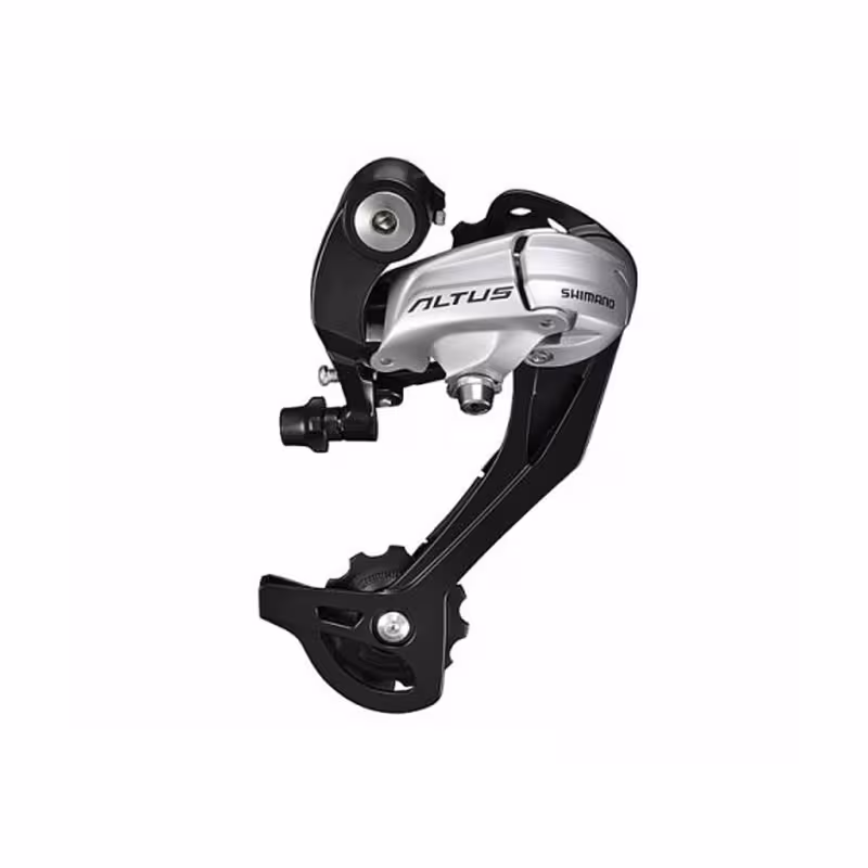 Переключатель задний Shimano Altus, M370, ERDM370SGSS, SGS, 9 скоростей, серебро