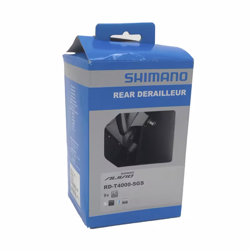 Переключатель задний Shimano Alivio T4000, SGS, 9 скоростей, серебро