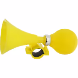Сигнал велосипедн. Клаксон L-155мм пневматич. (желтый)