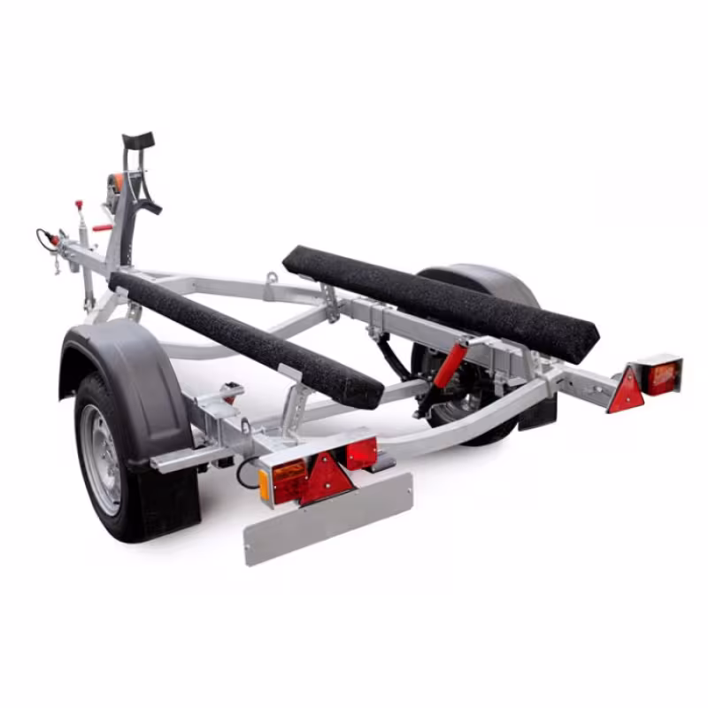 Прицеп лодочный одноосный МЗСА 81771В.101, ложементы