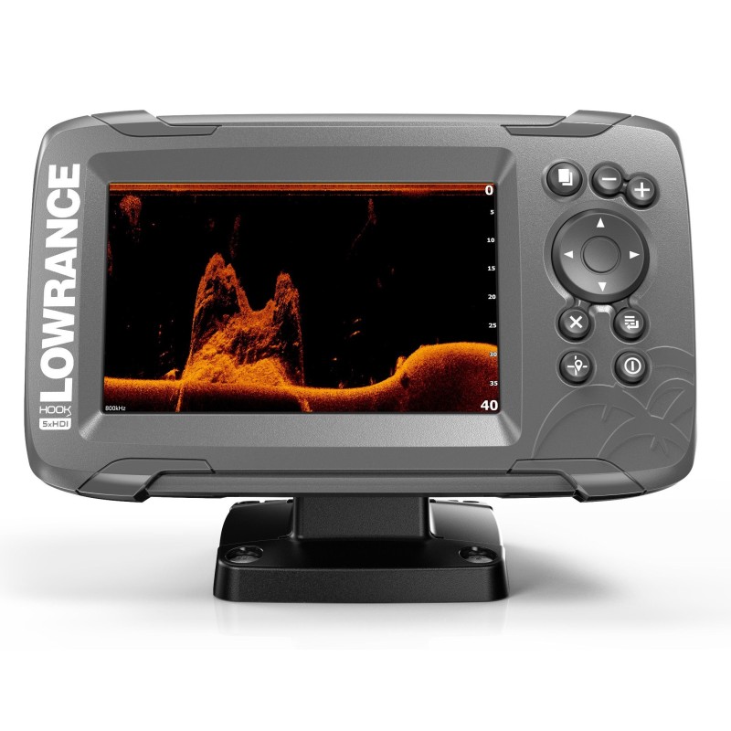 Эхолот-картплоттер Lowrance Hook2-5X GPS с датчиком SplitShot Skimmer