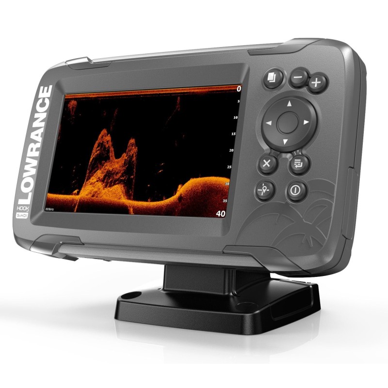 Эхолот-картплоттер Lowrance Hook2-5X GPS с датчиком SplitShot Skimmer