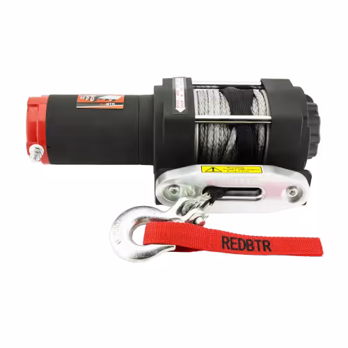 Лебедка электрическая QUATTRO CRAZY 3.0S (1360 кг, трос синтетика 13 м, 12в, пульт ДУ)