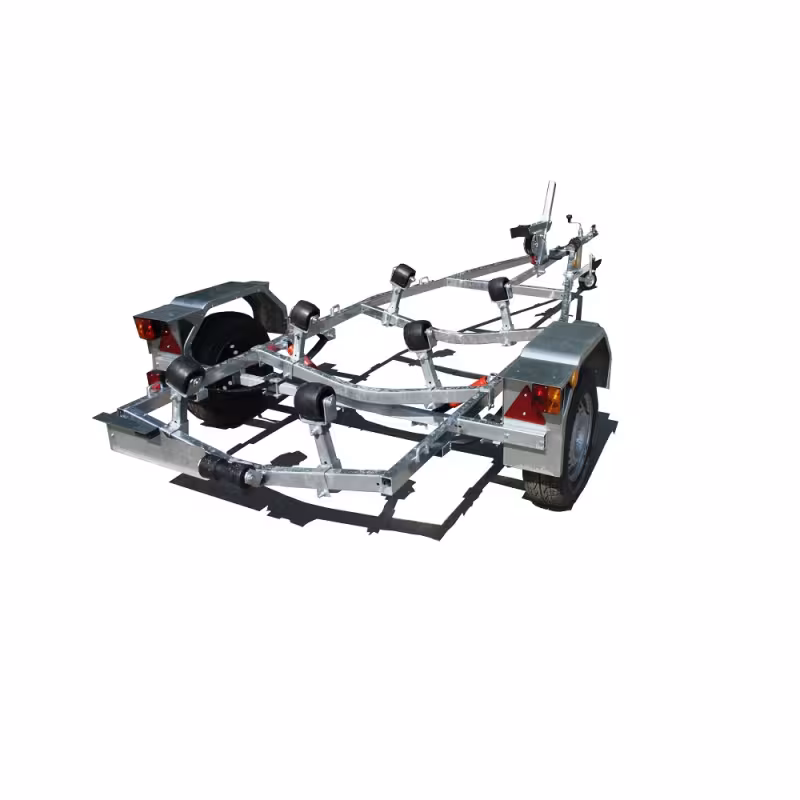 Прицеп лодочный одноосный Вектор ЛАВ 81015, ложементы