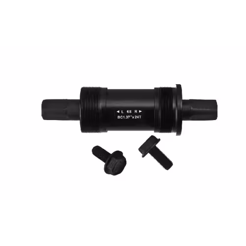 Каретка-картридж BSA, промподшипник, чашки стальные, SQR, 68 мм, 122 мм (черный, BSA-08A-122)