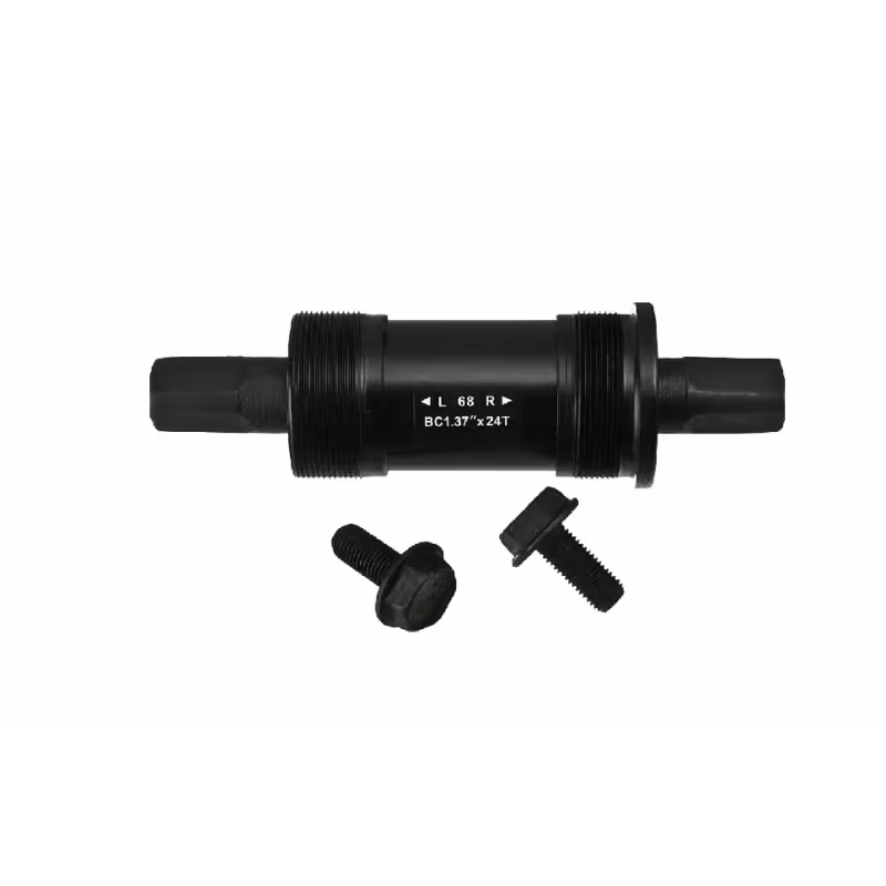 Каретка-картридж BSA, промподшипник, чашки стальные, SQR, 68 мм, 122 мм (черный, BSA-08A-122)