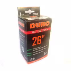 Камера Duro DHB01007, 26x1.75/2.125 F/V-52, бутил, авто-ниппель A/V