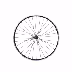Колесо в сборе 24" переднее, WZ-201FQR, 32 отв., 100 мм, 9 мм (эксц), V-Brake, Двустеночный, Forward