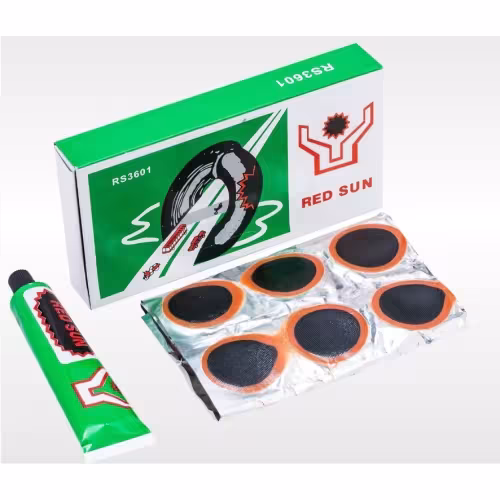 Аптечка велосипедная, заплатки, 36 шт. (32 мм), клей, RED SUN (FWD3273307-36)