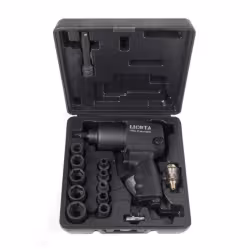 Гайковерт пневматический ударный с набором головок Licota PAW-04006RK2
