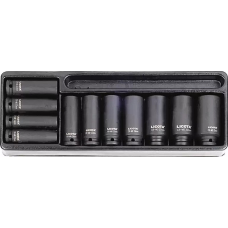 Набор головок ударных Licota ACK-384023, 11 предметов